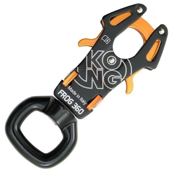 130 mm Length, Aluminum Alloy, Black/Orange, Kong Usa, Mfr#: 7040XNNONKK